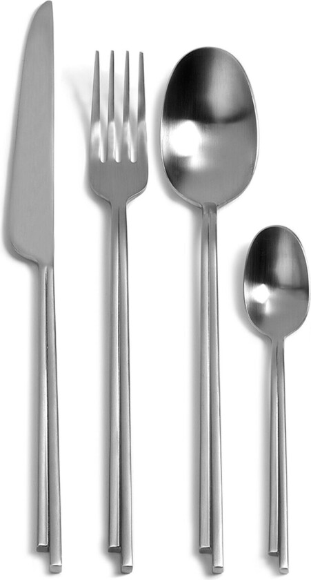 Cutlery Set In Gift Box Stainless Steel Dune - Set of 24