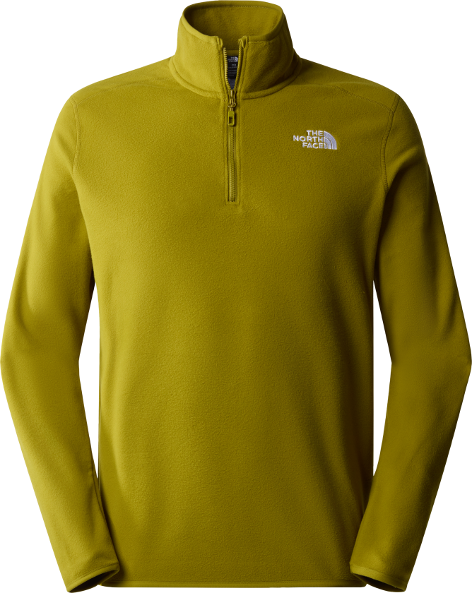 Men's 100 Glacier 1/4 Zip Fleece S, Sulphur Moss