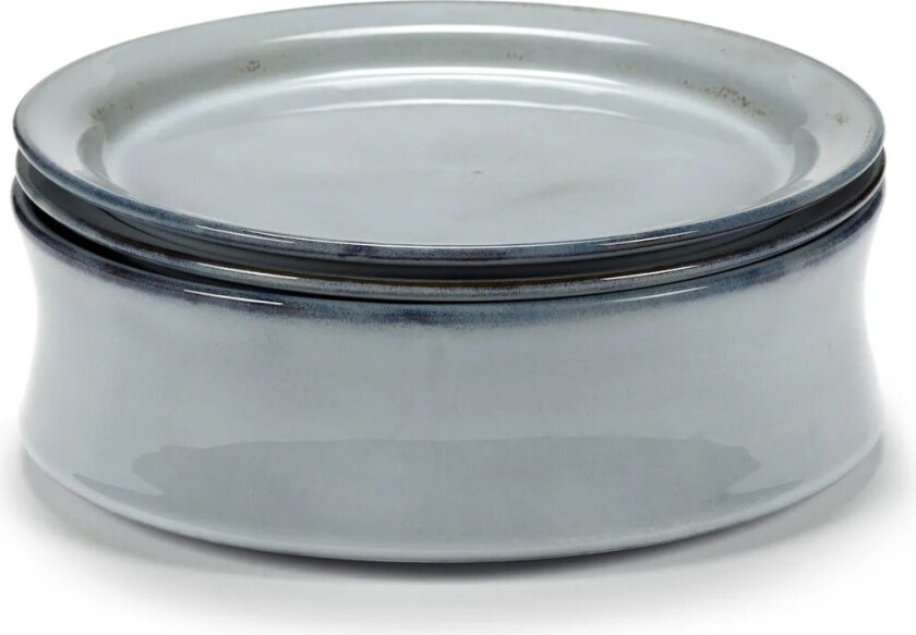 Pure skål og tallerkensett 3 deler Blue