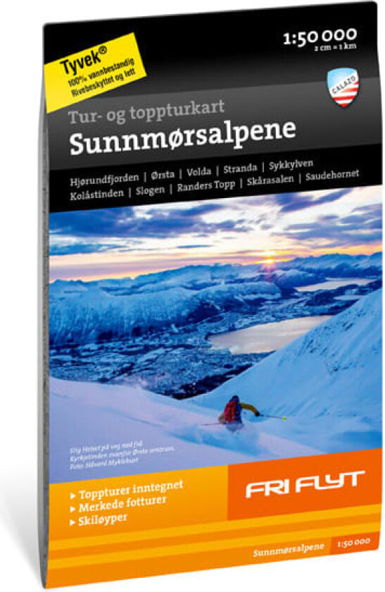 Tur Og Toppturkart Sunnmørsalpene Topo OS