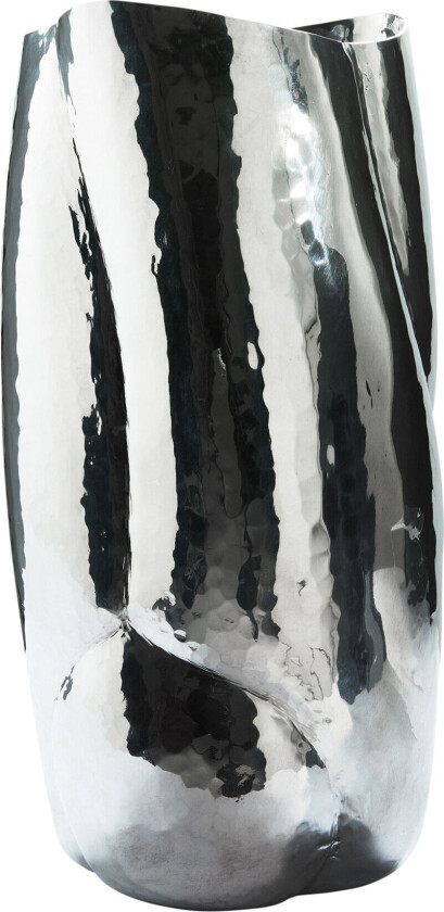 Cloud vase høy Sølv