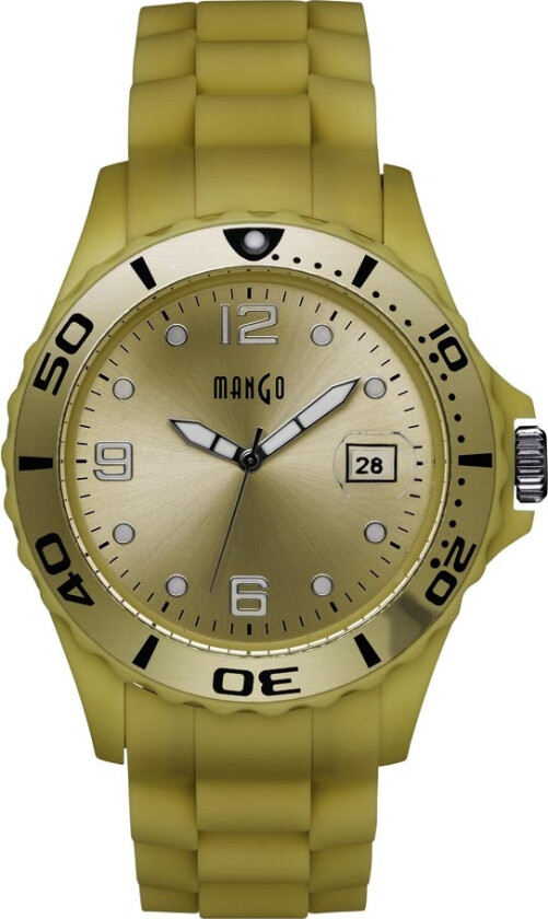 MA68333OG12KV - Kvarts - Olvengrønn - Unisex - Silikon - Mineral