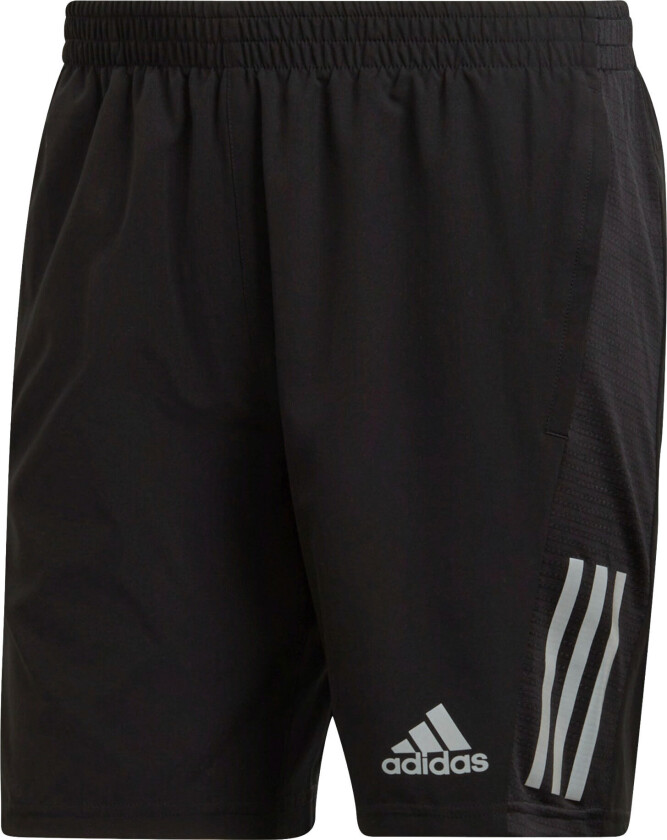 Own The Run Shorts Herre Black/Reflective Silver L/7