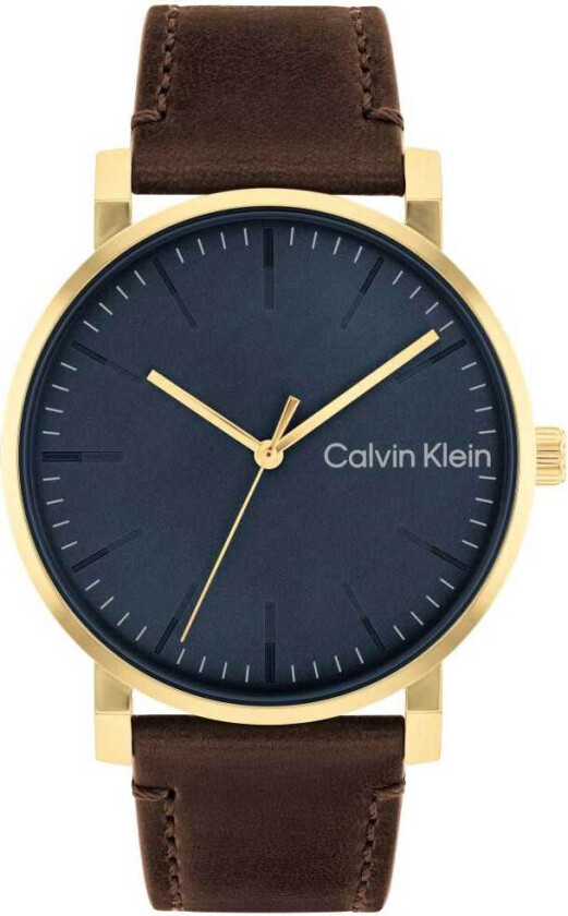 Timeless Slate 25200261 - Kvarts - Gull - Herreklokker - Skinn - Mineral
