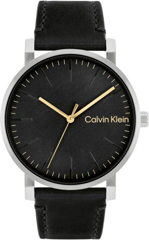 Timeless Slate 25200262 - Kvarts - Sølv - Herreklokker - Skinn - Mineral