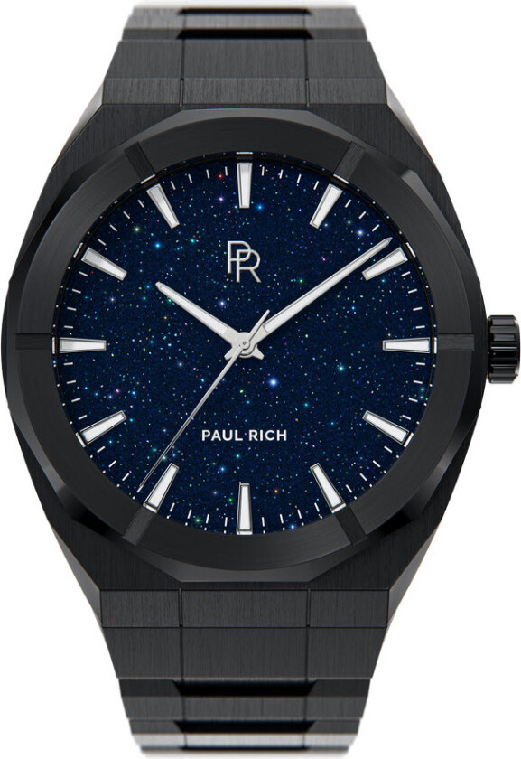 Cosmic Black 45mm - Kvarts - Sort - Herreklokker - Rustfritt stål - ledd m/pin - Mineral