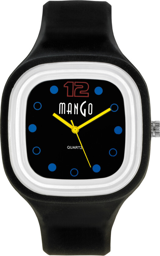 Tutti Frutti Black A75102-2SS - Kvarts - Sort - Unisex - Silikon - Mineral
