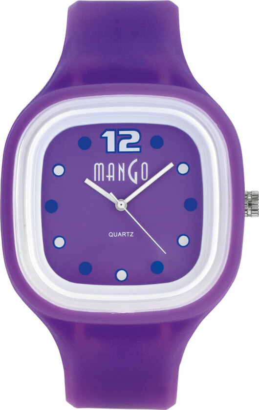 Tutti Frutti Purple A75102-3PU - Kvarts - Lilla - Dameklokker - Silikon - Mineral