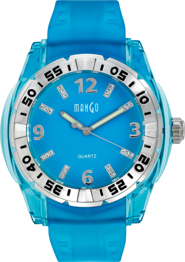 Tutti Frutti Blue A75103-3B - Kvarts - Blå - Unisex - Gummi - Mineral