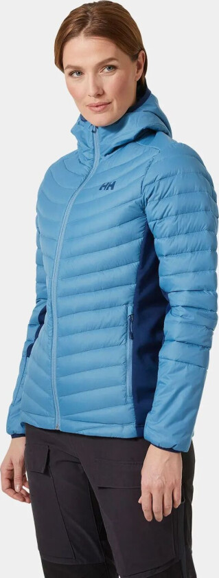 Dame Verglas Hette Dun Hybrid Isolert Jakke Blå S LillaS