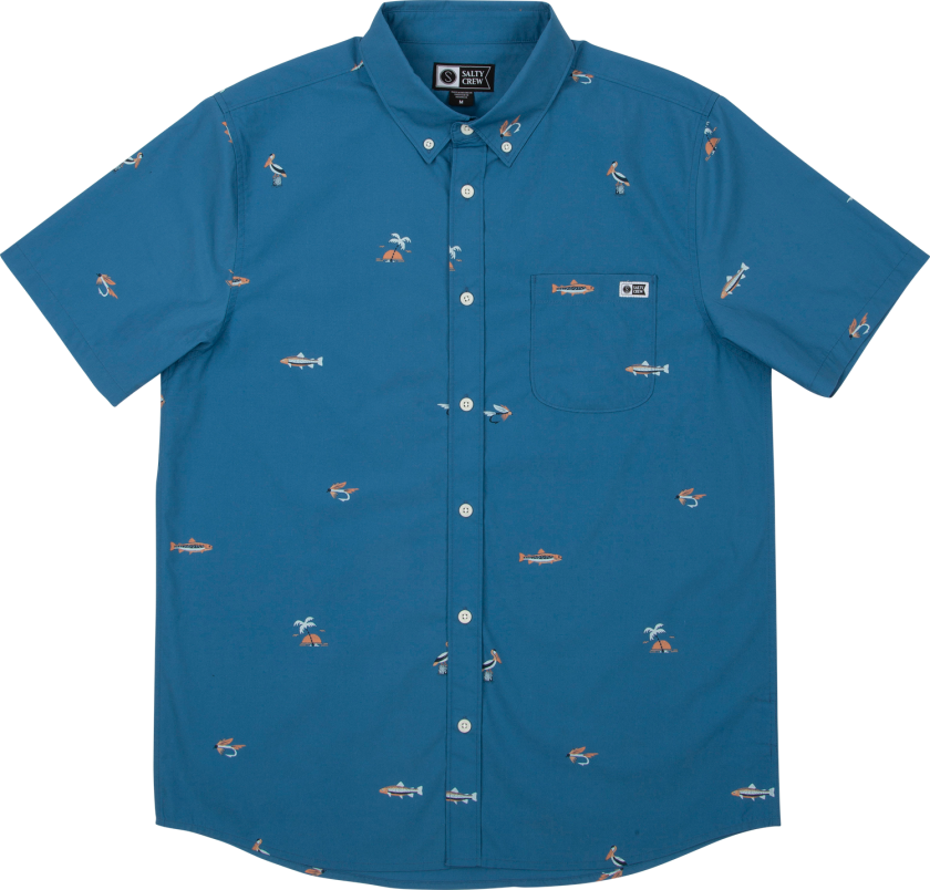 Bilde av Men's Markets Ss Woven S, Cobalt