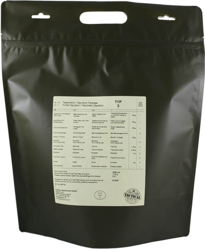 Day Ration Pack Type 3