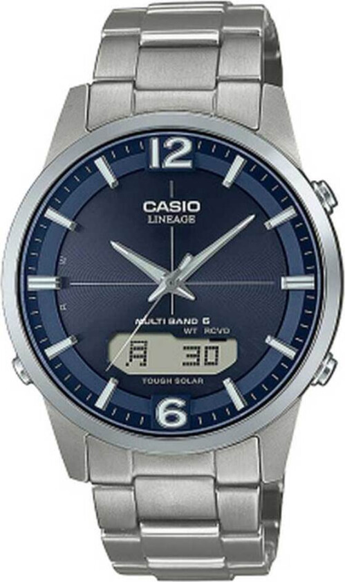 Wave Ceptor Titanium LCW-M170TD-2AER - Anadigi - Sølv - Herreklokker - Titanium - Safir