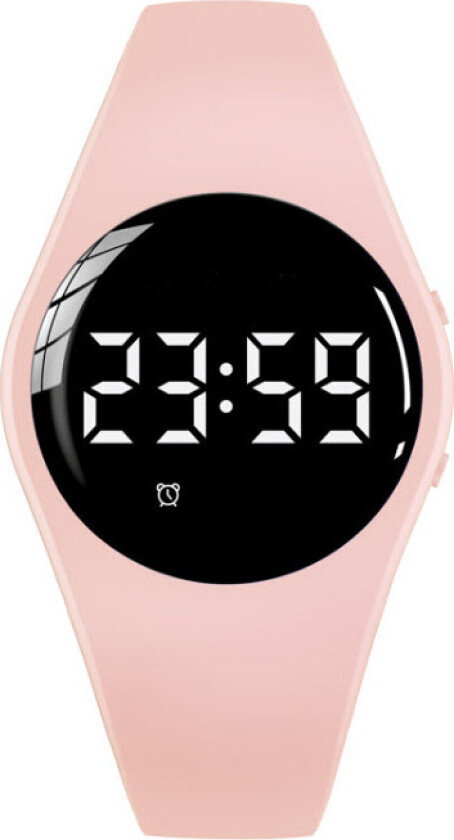 Vibrating Reminder Watch 15 Alarms V2 FIBEX15V2PEACH - Digital - Lyserød - Unisex - Silikon -
