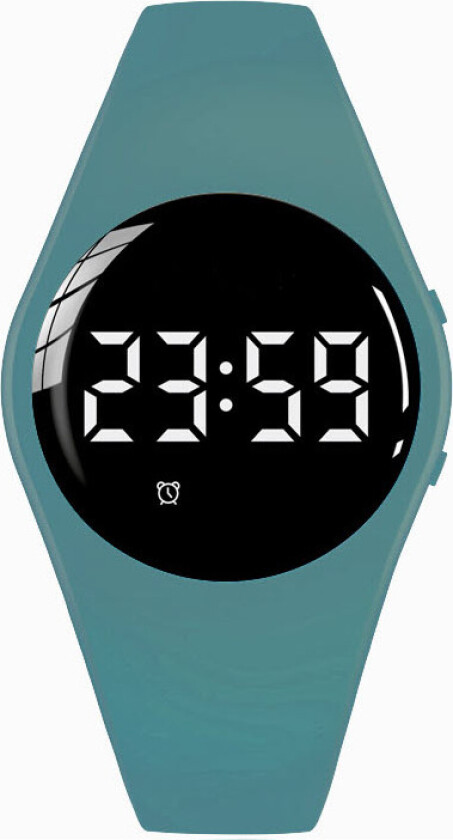 Vibrating Reminder Watch 15 Alarms V2 FIBEX15V2TURQUOISE - Digital - Blå Grønn Turkis - Unisex - Silikon -
