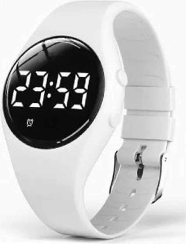 Vibrating Reminder Watch 15 Alarms V2 FIBEX15V2WHITE - Digital - Hvit - Unisex - Silikon -