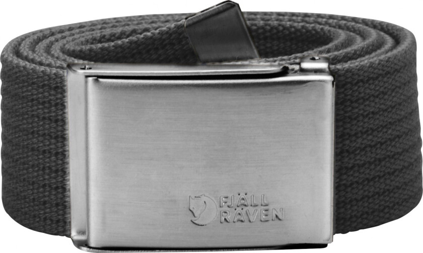 Canvas Belt 120 cm, Dark Grey