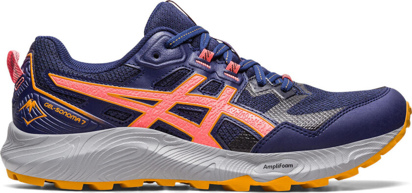 Asics Women's Gel-Sonoma 7 40, Indigo Blue/Papaya