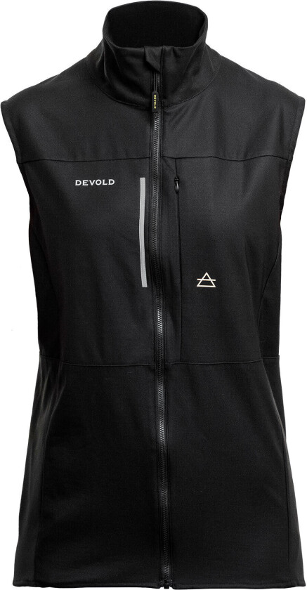 Running Merino Vest Dame Caviar XS