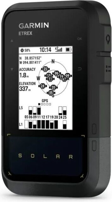 Etrex Solar Svart Svart unisex