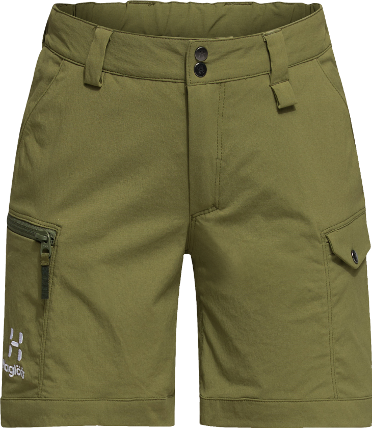 Juniors' Mid Fjell Shorts 158, Olive Green