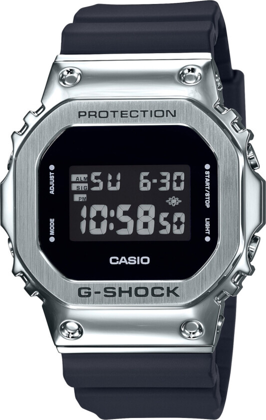 G-Shock Gm-5600-1er Sølv/svart Sølv/Svart unisex