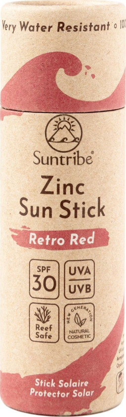 Natural Mineral Zinc Sun Stick SPF 30 30 g, Red