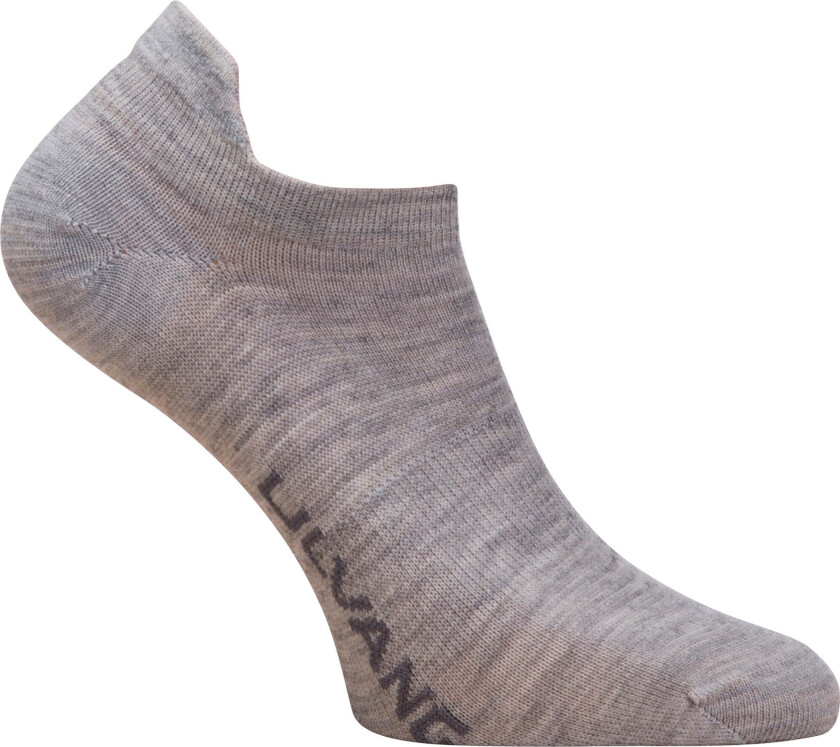 Everyday No Show Sock 2-Pack 34-36, Grey Melange