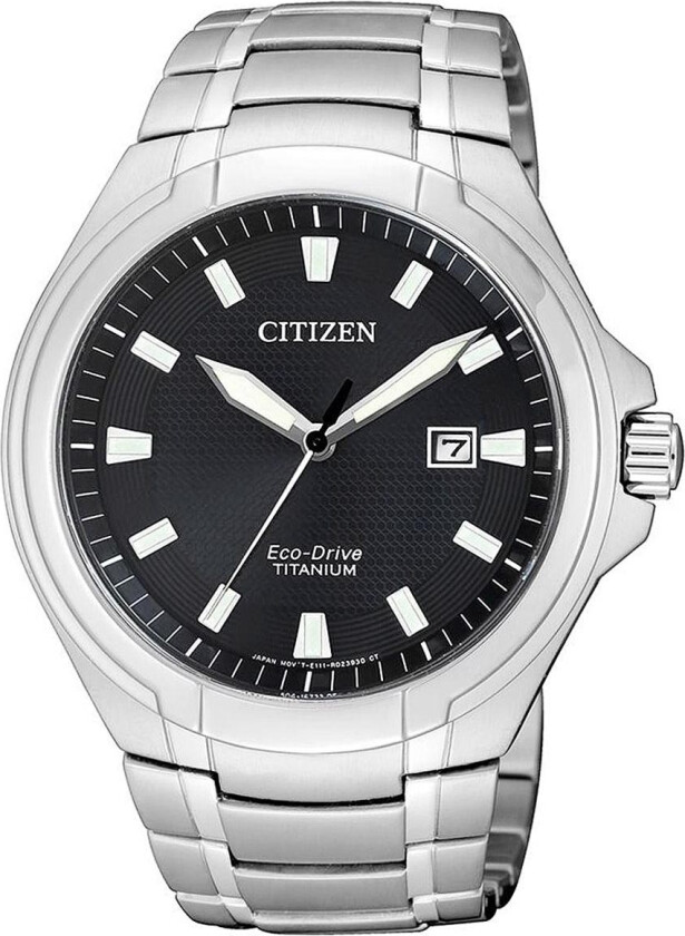 Super Titanium Eco-Drive BM7430-89E - Kvarts - Titanium - Herreklokker - Titanium - Safir