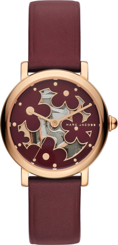 Marc Jacobs Classic MJ1629 - Kvarts - Rosegull - Dameklokker - Skinn - Mineral