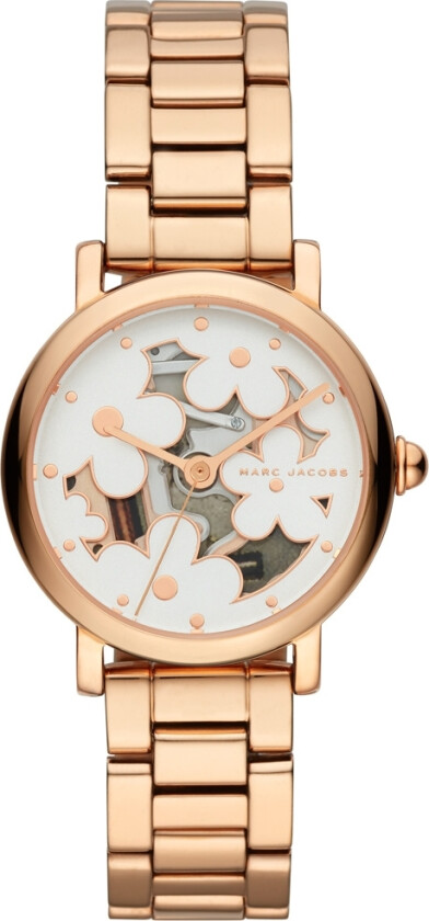 Marc Jacobs Classic MJ3598 - Kvarts - Rosegull - Dameklokker - Rustfritt stål - ledd m/pin - Mineral