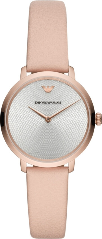 Emporio Armani Modern Slim AR11160 - Kvarts - Rosegull - Dameklokker - Skinn - Mineral