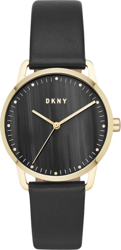 Greenpoint NY2759 - Kvarts - Gull - Dameklokker - Skinn - Mineral