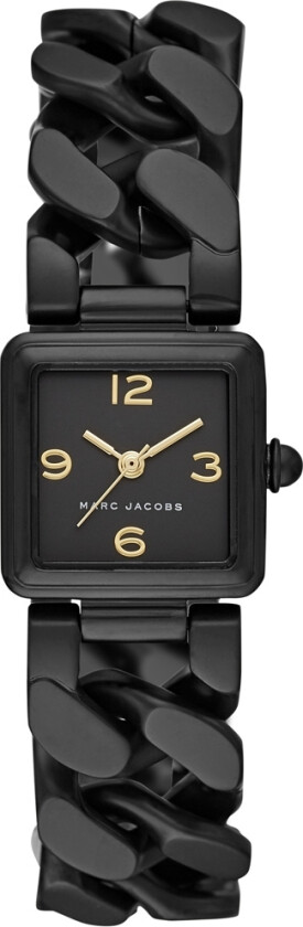 Marc Jacobs Vic MJ3604 - Kvarts - Sort - Dameklokker - Rustfritt stål - ledd m/pin - Mineral