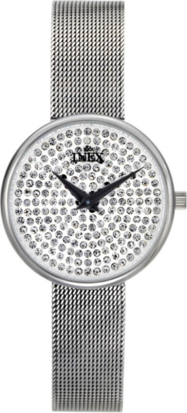 Inex Ladies Silver A69524S11 - Kvarts - Sølv - Dameklokker - Meshlenke - Mineral