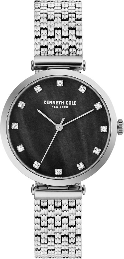 New York Ladies KC50256001 - Kvarts - Sølv - Dameklokker - Rustfritt stål - ledd m/pin - Mineral