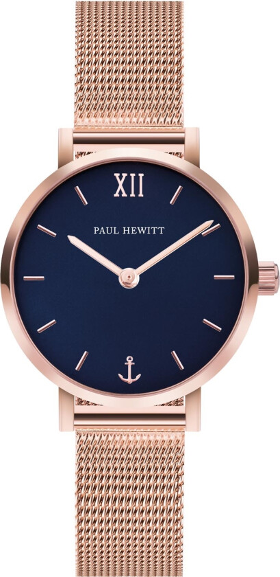 Sailor Line PH-SA-R-XS-B-45S - Kvarts - Rosegull - Dameklokker - Meshlenke - Safir