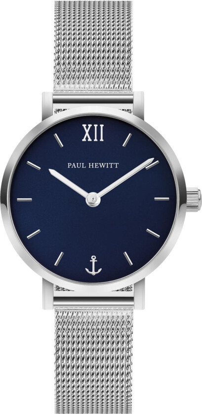 Sailor Line PH-SA-S-XS-B-45S - Kvarts - Sølv - Dameklokker - Meshlenke - Mineral