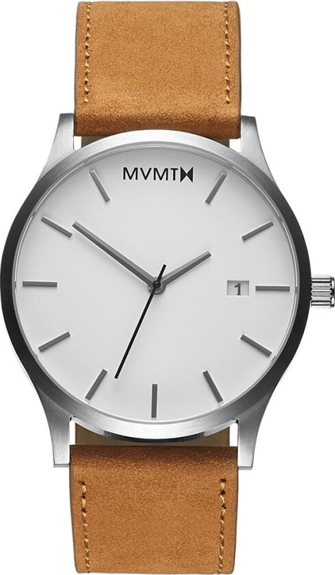 Classic Mens D-L213.1L.331 - Kvarts - Sølv - Herreklokker - Skinn - Mineral