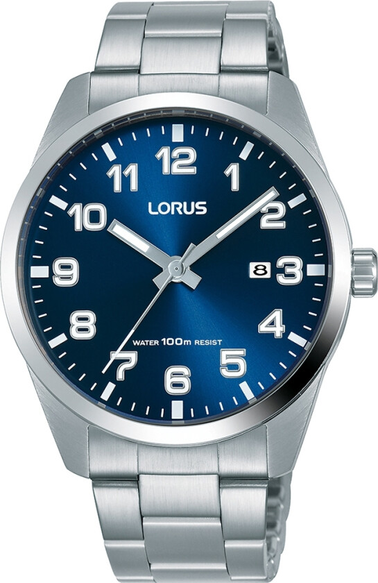Classic Mens RH975JX9 - Kvarts - Sølv - Herreklokker - Rustfritt stål - ledd m/pin - Mineral