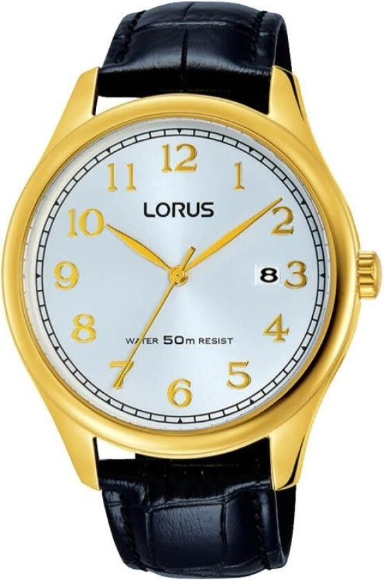 Classic Mens RS920DX9 - Kvarts - Gull - Herreklokker - Skinn - Mineral