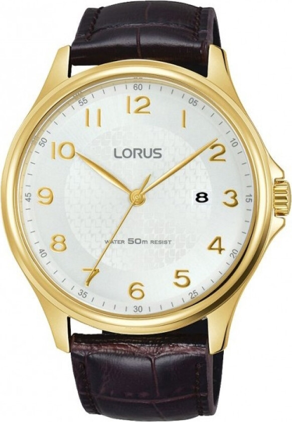Classic Mens RS984CX9 - RIP - Kvarts - Gull - Herreklokker - Skinn - Mineral