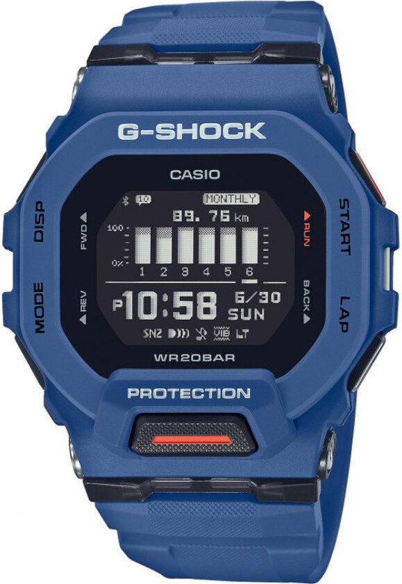 G-Shock Gbd-200-2er Blå Blå unisex