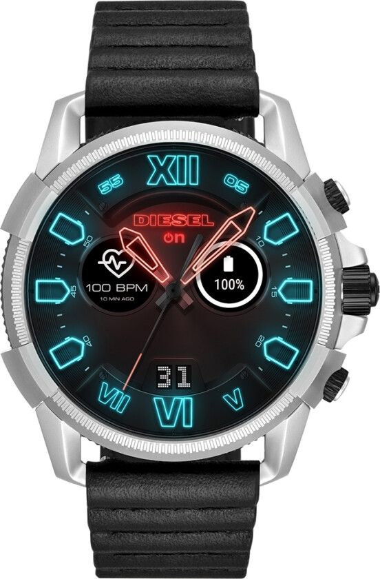 Full Guard 2.5 Smartwatch DZT2008 - Anadigi - Sølv - Herreklokker - Skinn - Mineral
