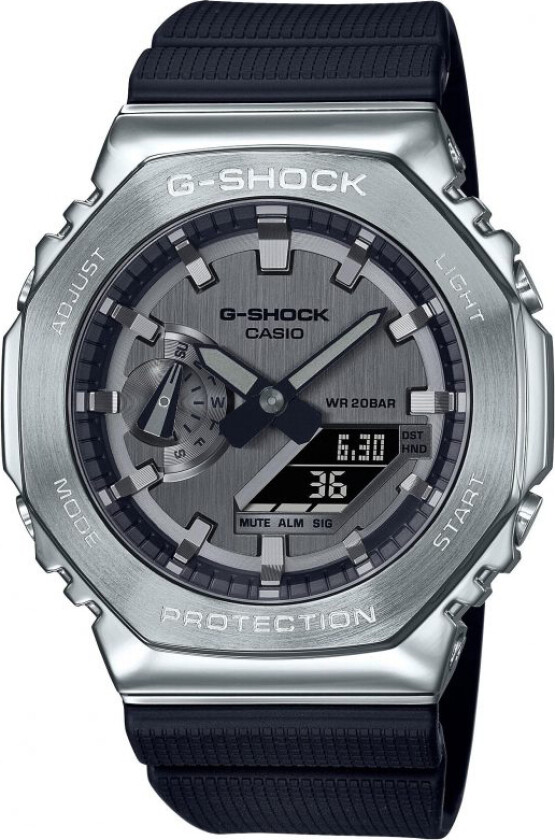 G-Shock Gm-2100-1aer Sølv/svart Sølv/Svart unisex
