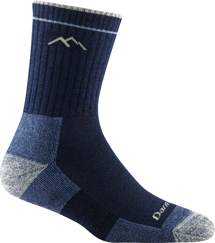 Women's Hiker Micro Crew Midweight Hiking Sock Cushion 41-43, Eclipse