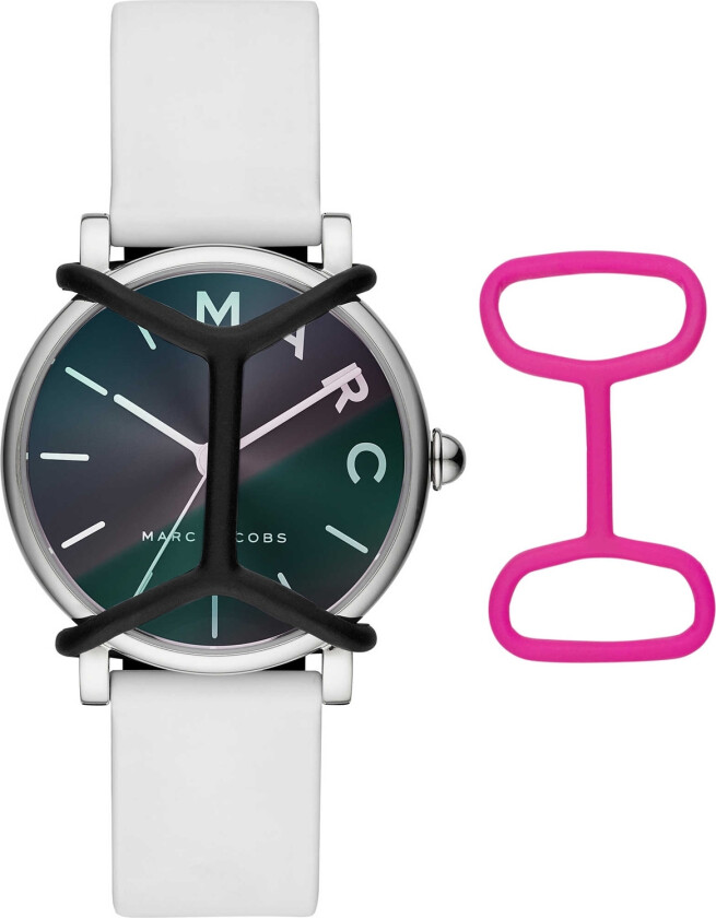 Marc Jacobs Classic MJ1645 - Kvarts - Sølv - Dameklokker - Silikon - Mineral
