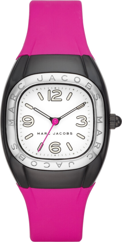 Marc Jacobs Unibody MJ1648 - Kvarts - Sort - Dameklokker - Silikon - Mineral
