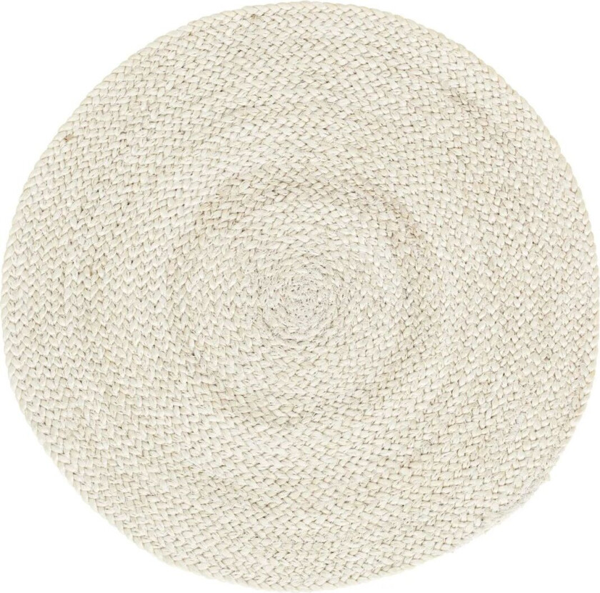 Braided spisebrikke Ø38 cm Ivory