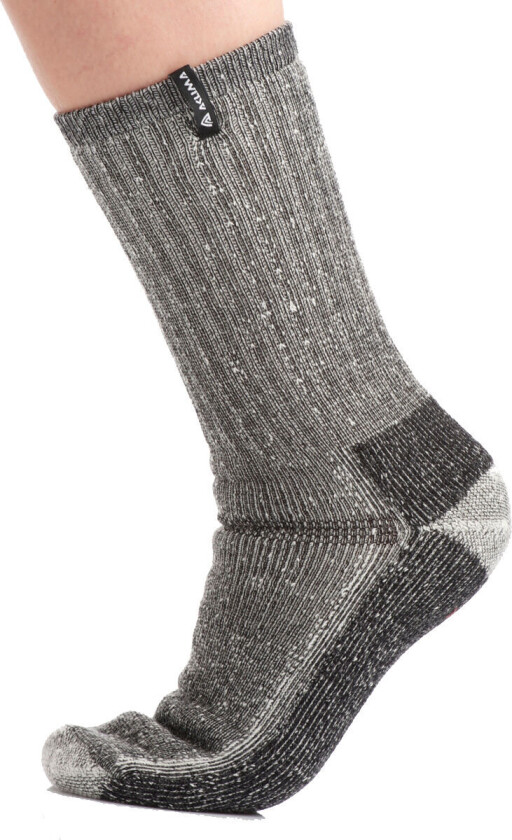 Hotwool Socks Ullfrotté Grey Melange 28-31